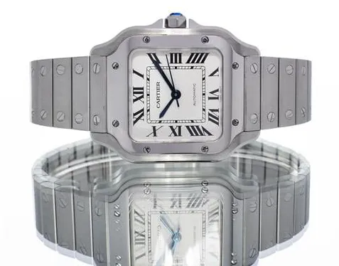 Cartier Santos WSSA0010 35mm Stainless steel White