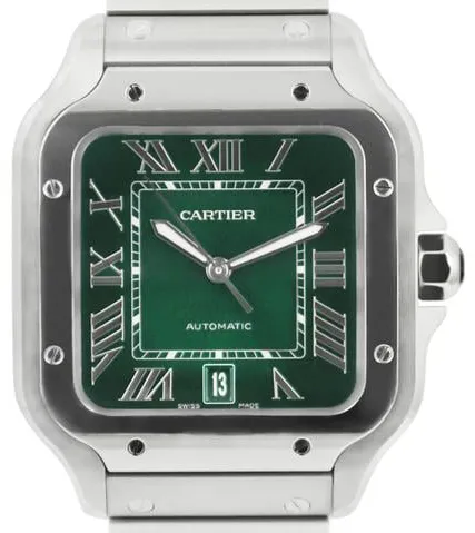 Cartier Santos WSSA0062 40mm Stainless steel Green