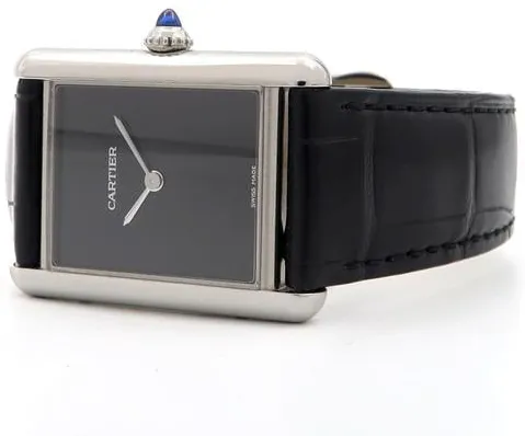 Cartier Tank WSTA0072 33.5mm Stainless steel Black