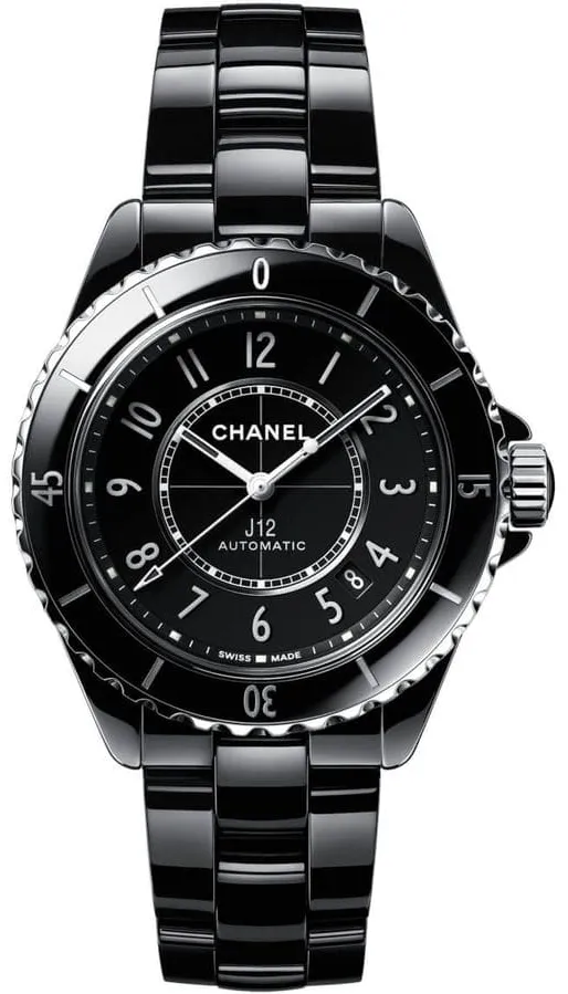 Chanel J12 H5697 38mm Black ceramic Black