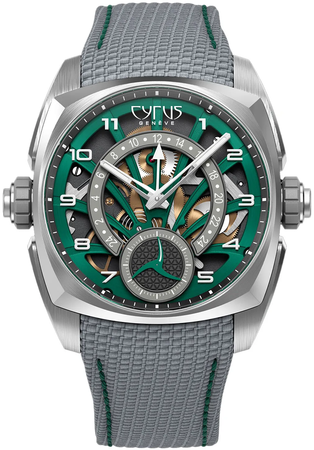 Cyrus Klepcys Retrograde 539.507.TT.C Titanium Green