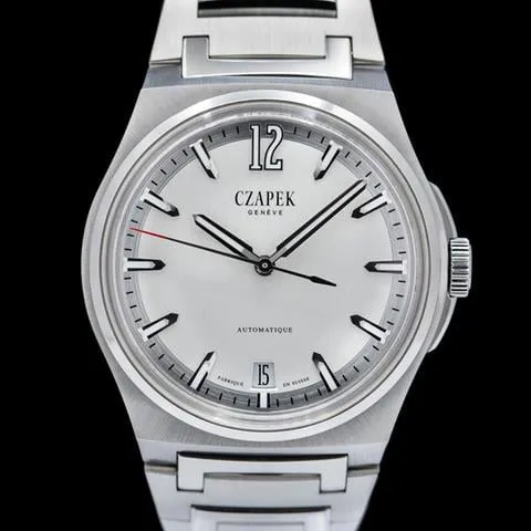 Czapek & Cie 40.5mm Stainless steel White