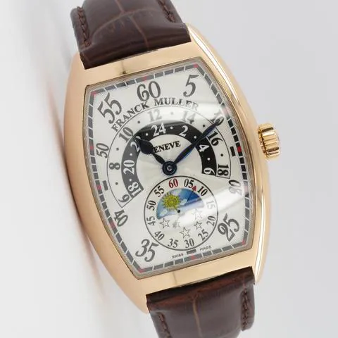 Franck Muller Cintree Curvex 7880 H R JN 36mm Rose gold White