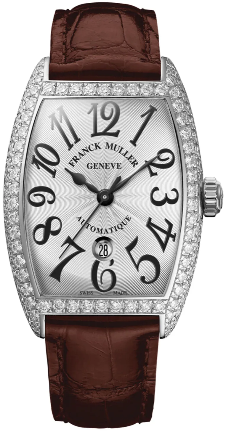 Franck Muller Curvex 1750SCATDTFODOG-BLC White gold White