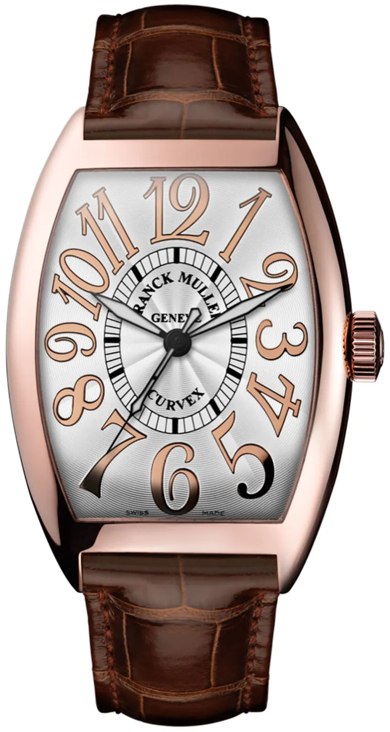 Franck Muller Curvex 5850SCREL5N-BLC Rose gold Silver