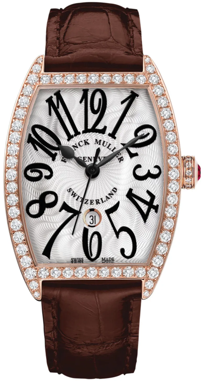 Franck Muller Curvex 7500SCATDTFOCOLD1CRDLTD5N-BLC Rose gold White