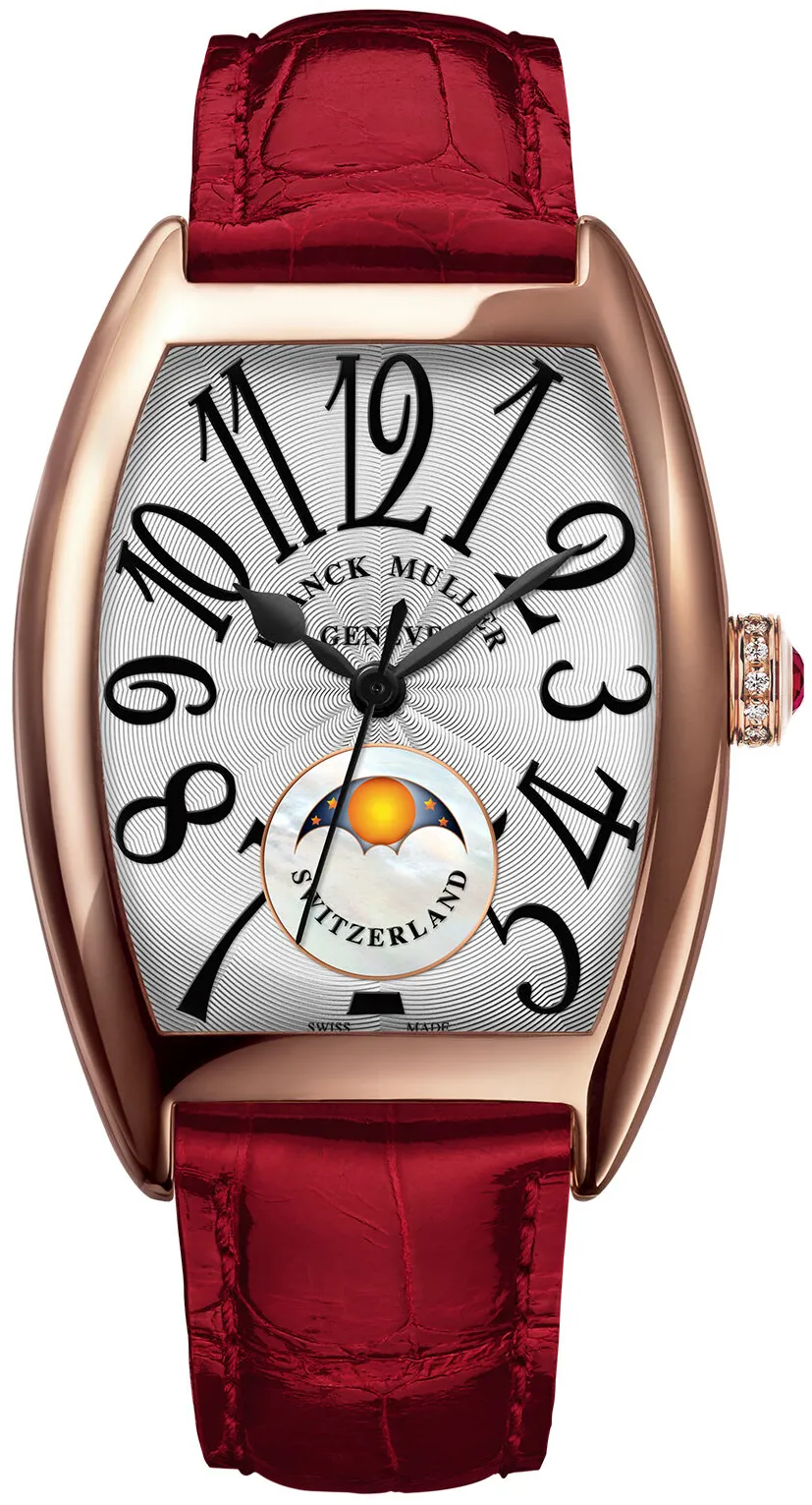 Franck Muller Curvex 7500SCATFOLCRDLTD5N-BLC Rose gold Silver