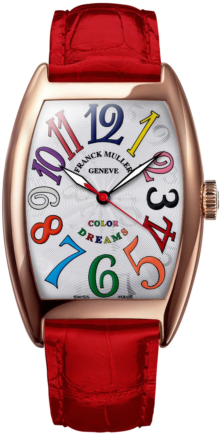 Franck Muller Curvex 7500SCATFOCOL5N-BLC Rose gold Silver