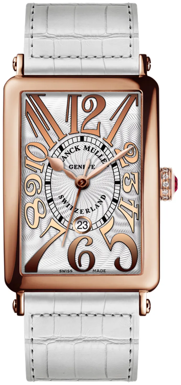 Franck Muller Long Island 955SCATDTFORELCRDLDT5N-BLC Rose gold White