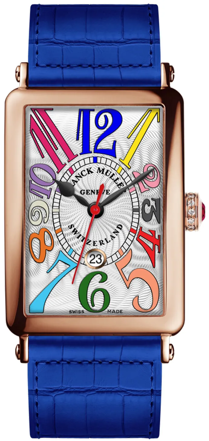 Franck Muller Long Island 955SCATDTFOCOLCRDÖTD5N-BLC Rose gold White