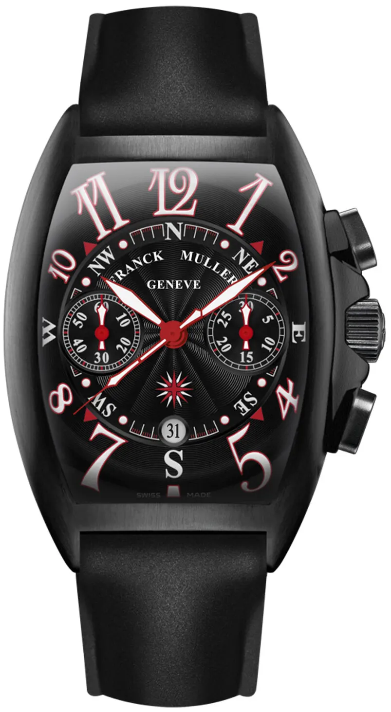 Franck Muller Mariner 8080CCATNRMARAC-NRLBLE Stainless steel and Black DLC Black