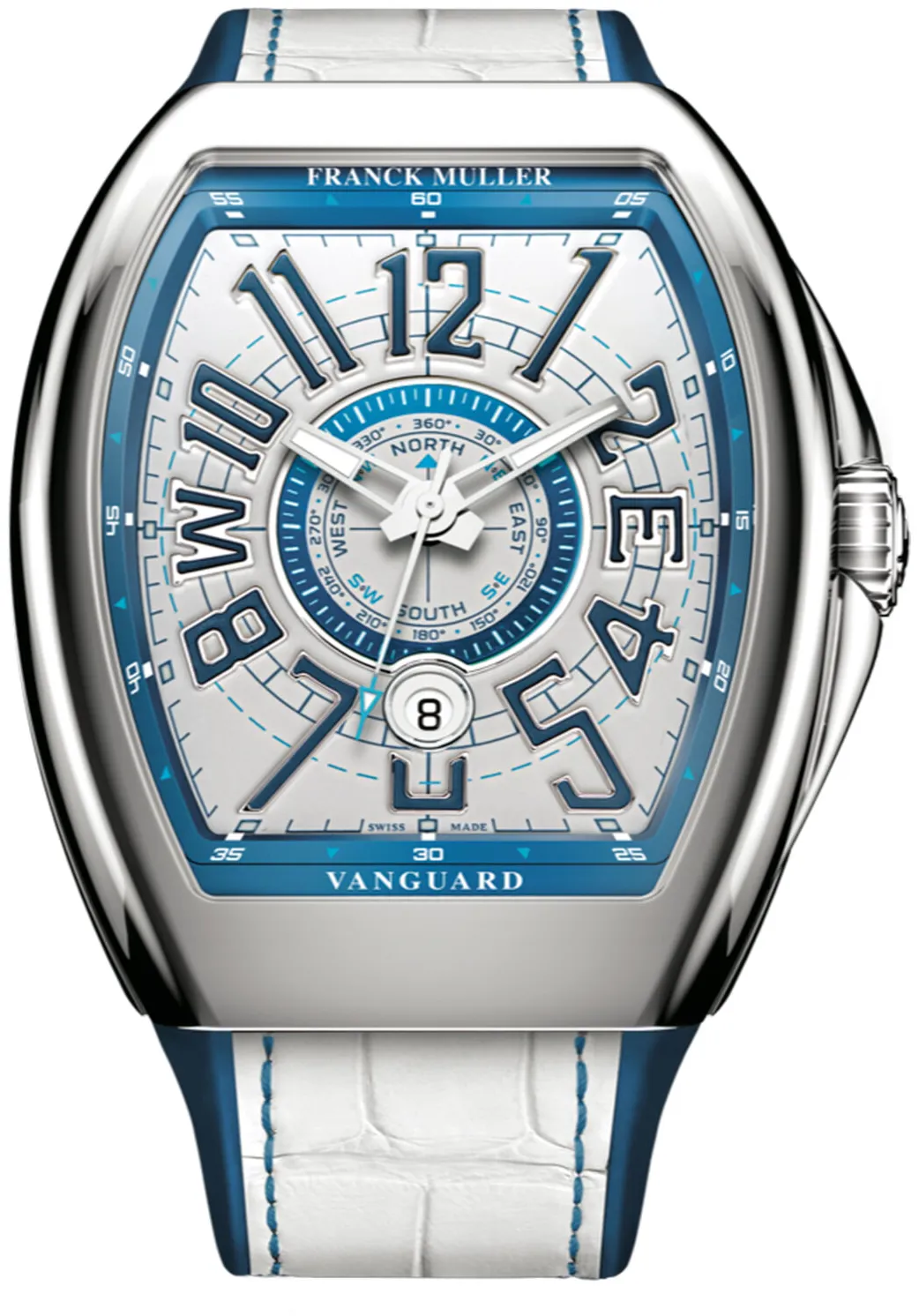 Franck Muller Mariner T45VYTSCDTACMAR-AC Stainless steel Blue