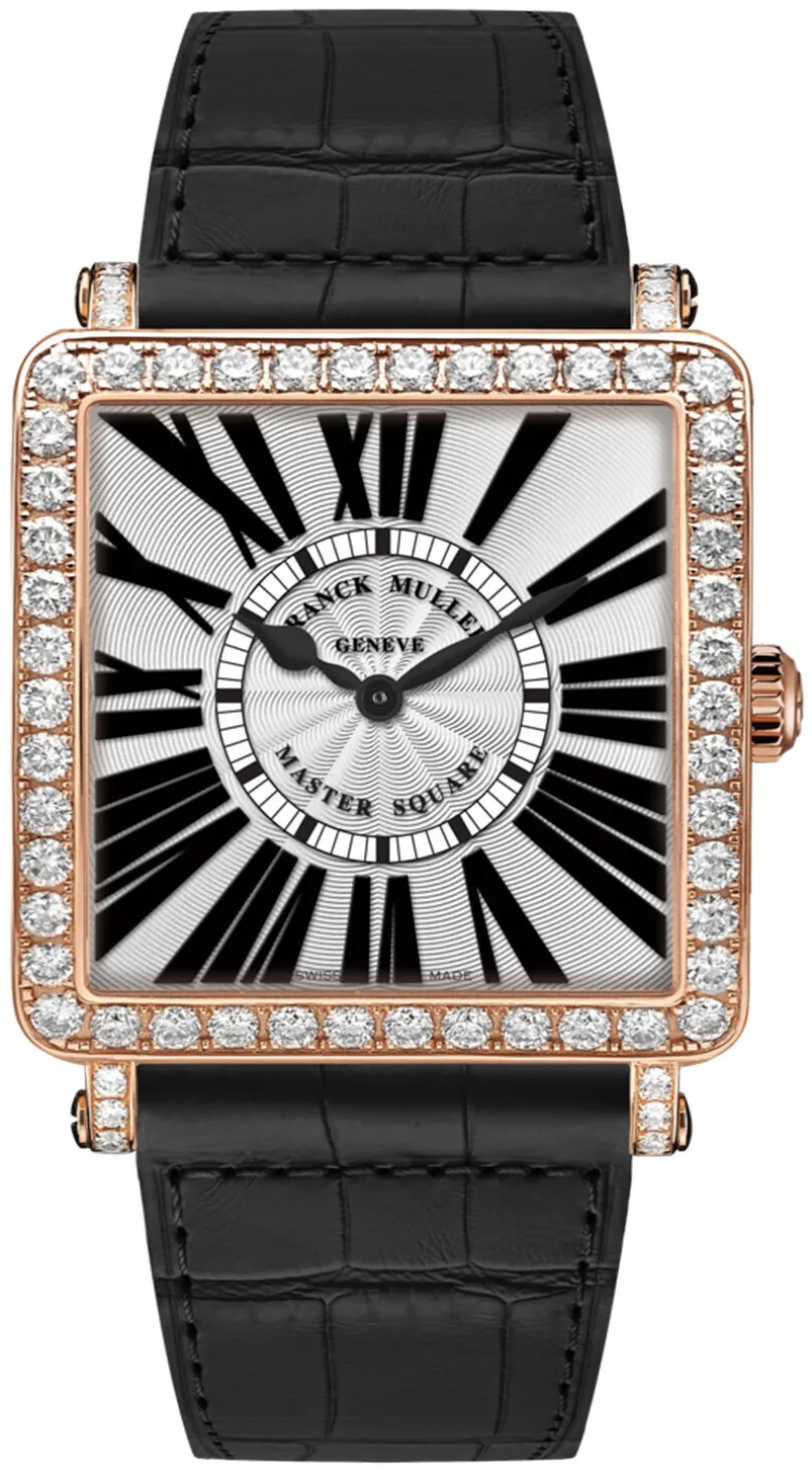 Franck Muller Master Square T6002MQZRELRD1-5N Rose gold Silver