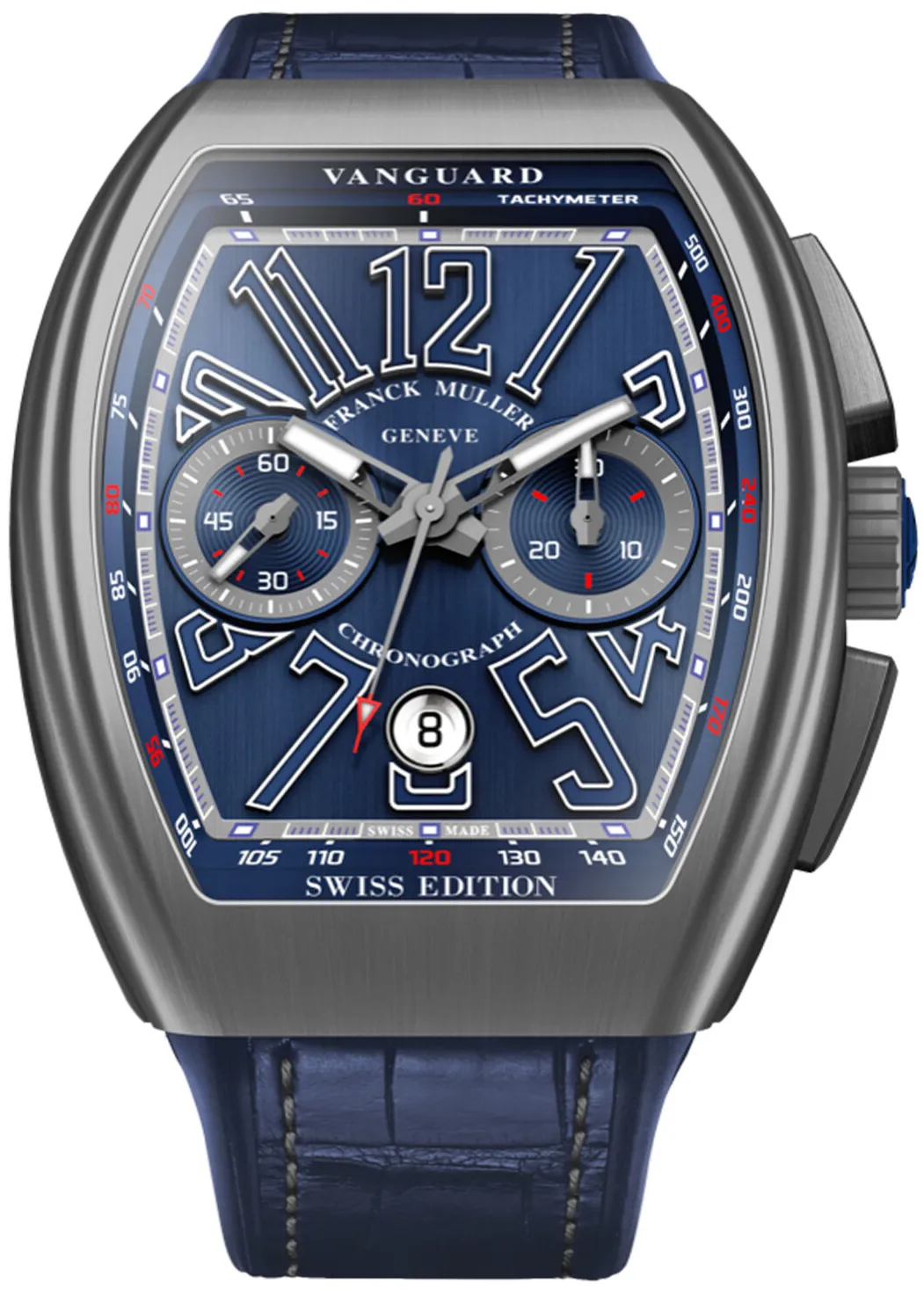 Franck Muller Vanguard V45VCCDTTTBRSWILTD- BU Stainless steel Blue