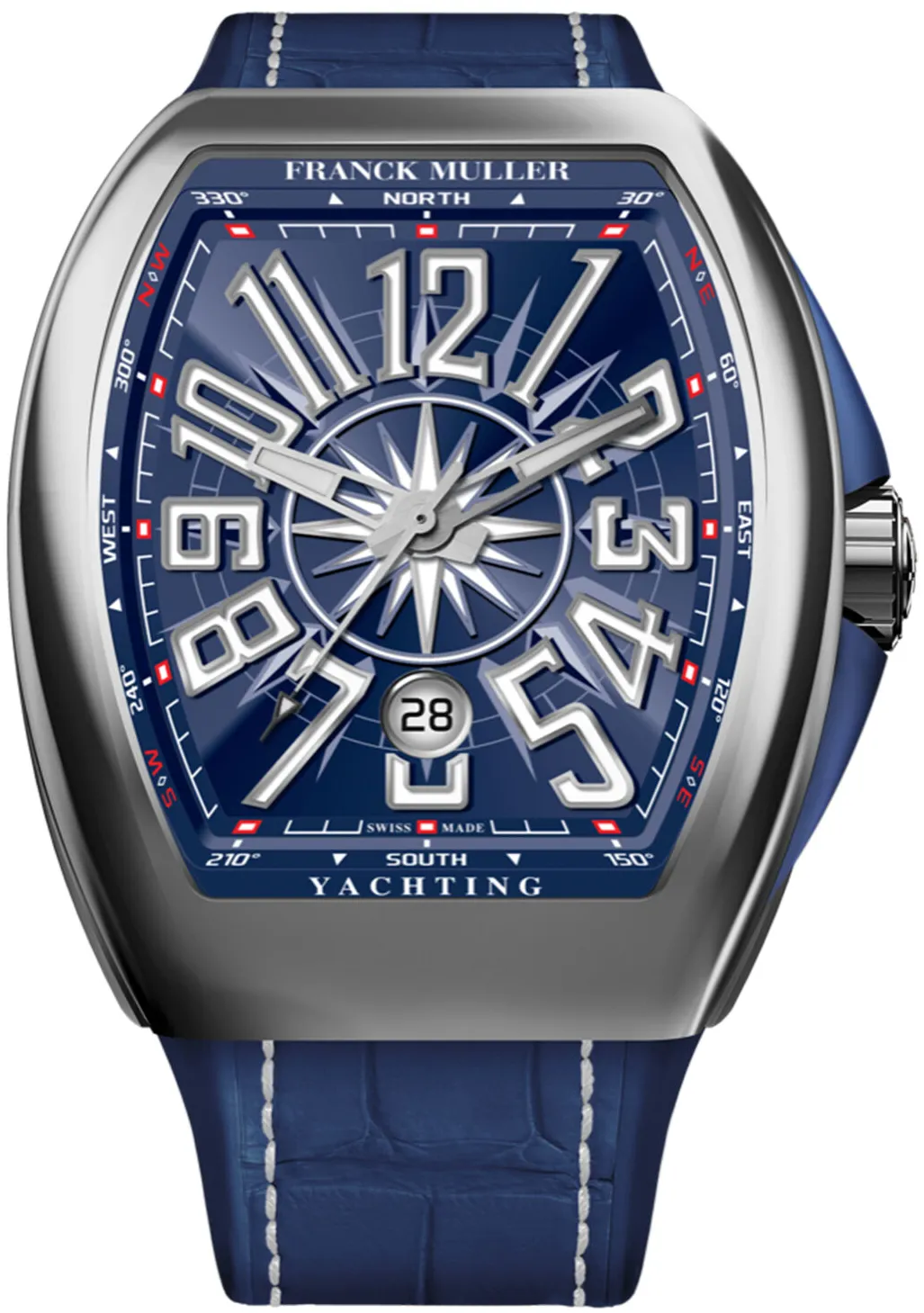 Franck Muller Vanguard T45VSCDTACYACHTBLYACHTBLBC-AC Stainless steel Blue