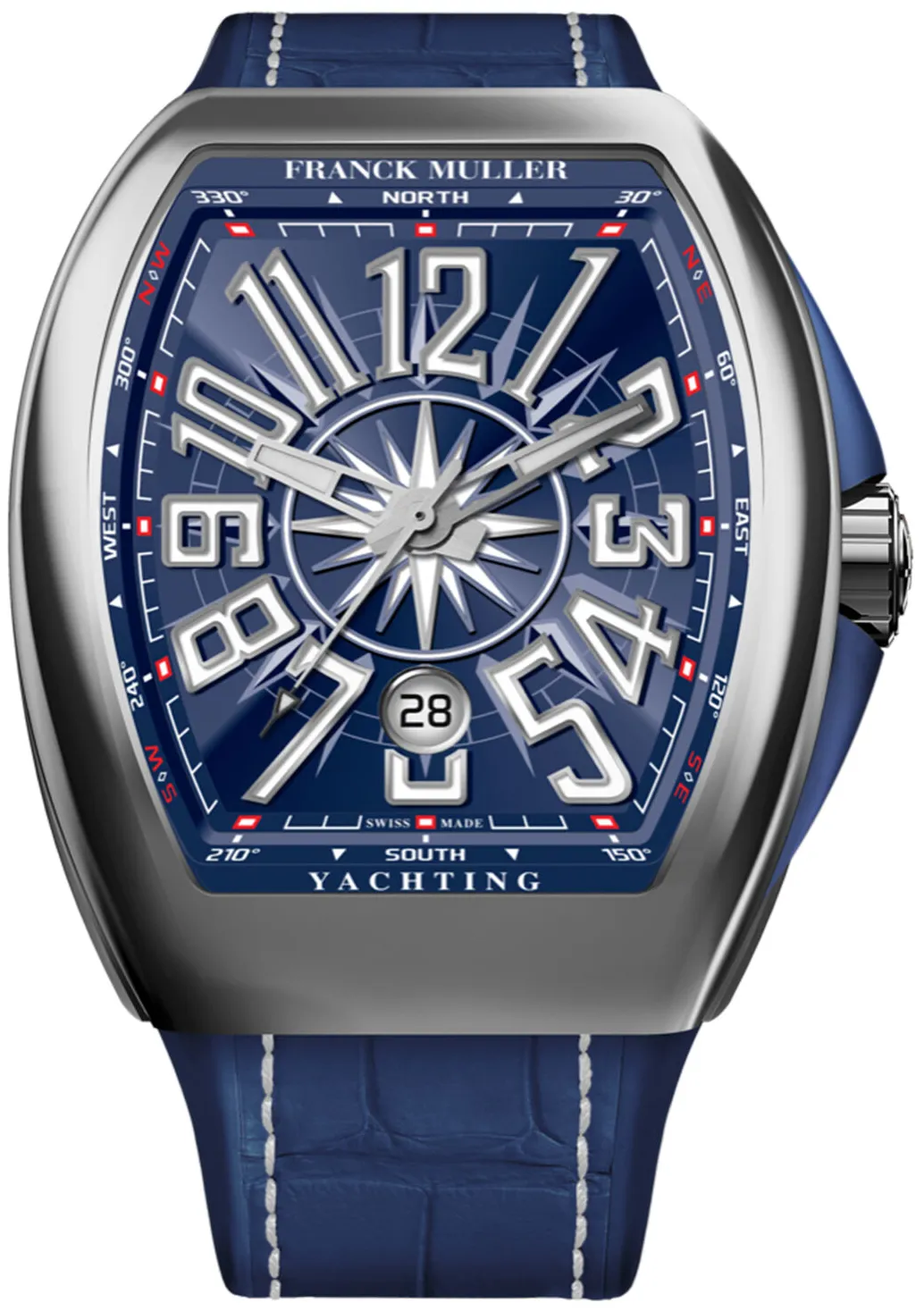 Franck Muller Vanguard T41VSCDTACYACHTBLYACHTBLBC-AC Stainless steel Blue