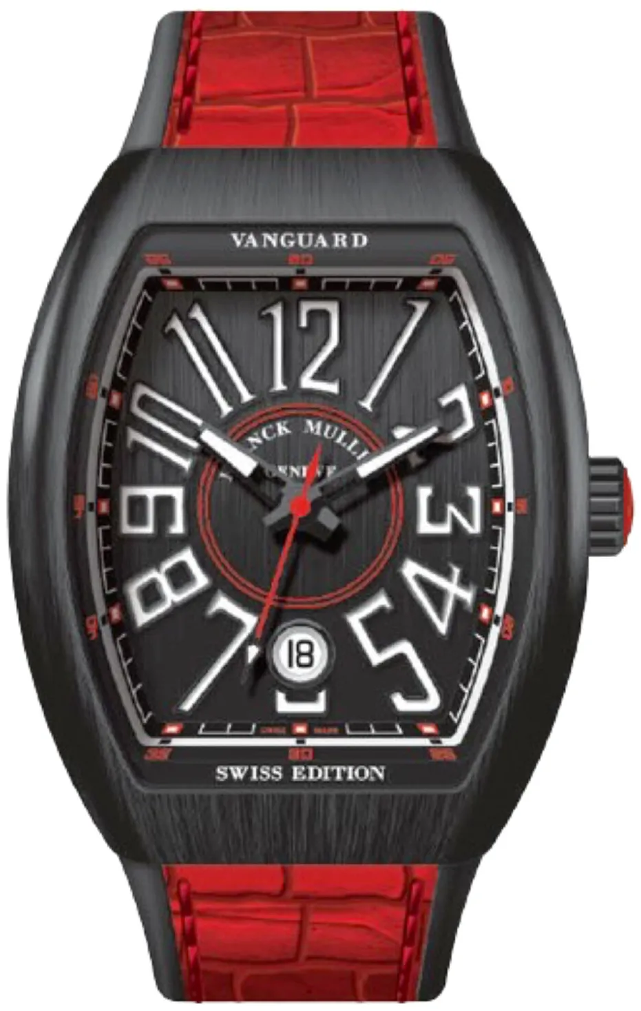 Franck Muller Vanguard 43VSCDTTTNRBRSWILTD-RG Titanium Black