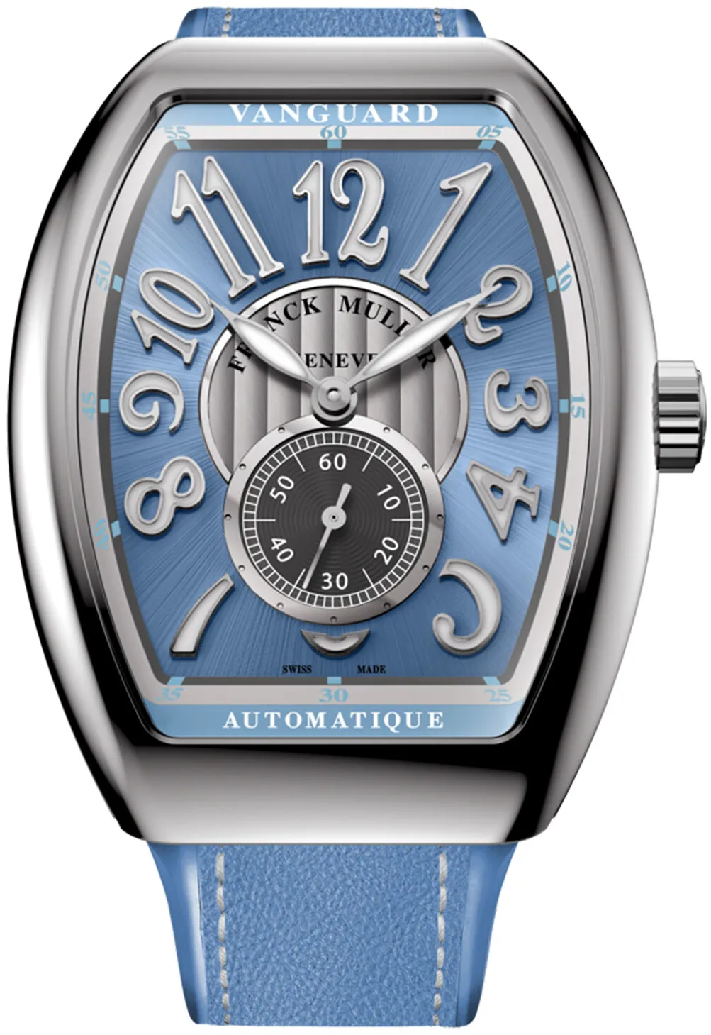 Franck Muller Vanguard V35SS6ATFOVIN-BE Stainless steel Blue