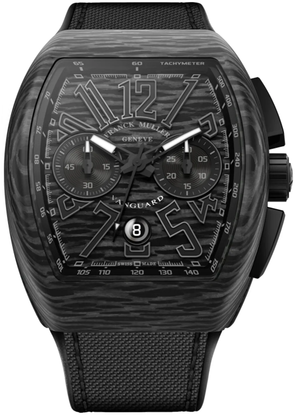 Franck Muller Vanguard 45VCCDTCARNR-NR Carbon fiber and Titanium Black