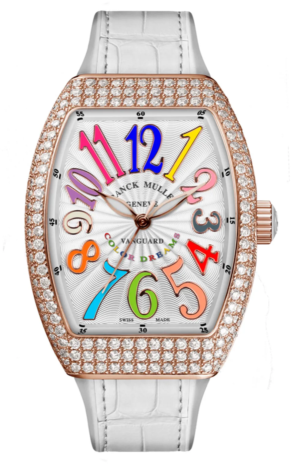 Franck Muller Vanguard 32VSCATOGFOCOLDBC-BLC White gold White