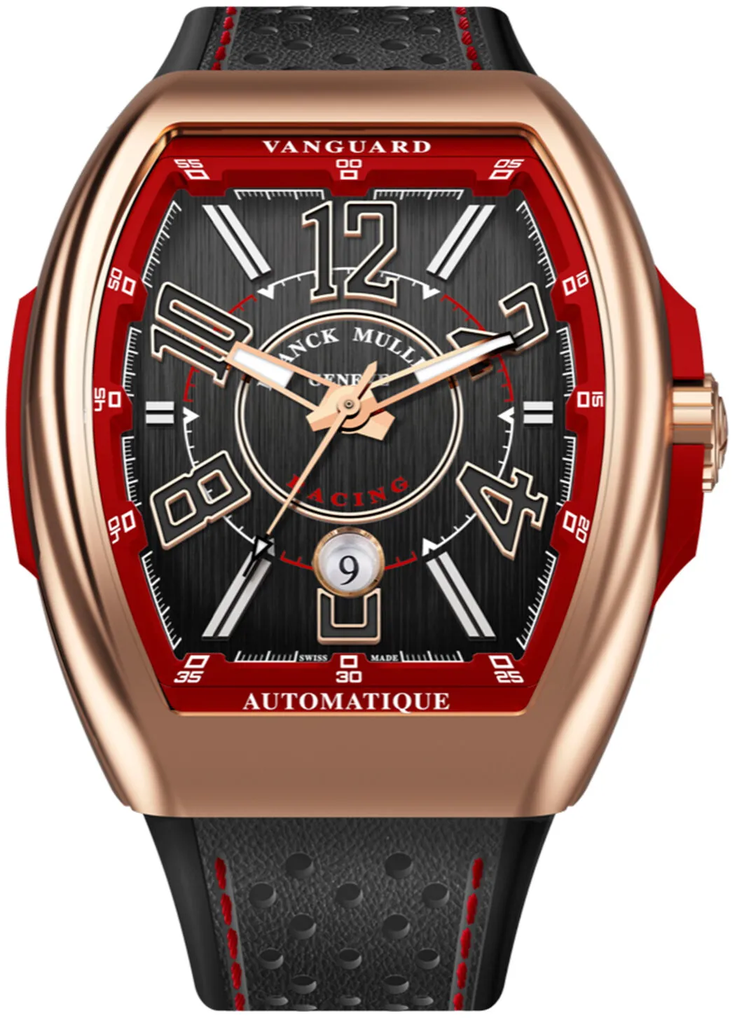 Franck Muller Vanguard T45VSCDT5NRCG-ER Rose gold Black