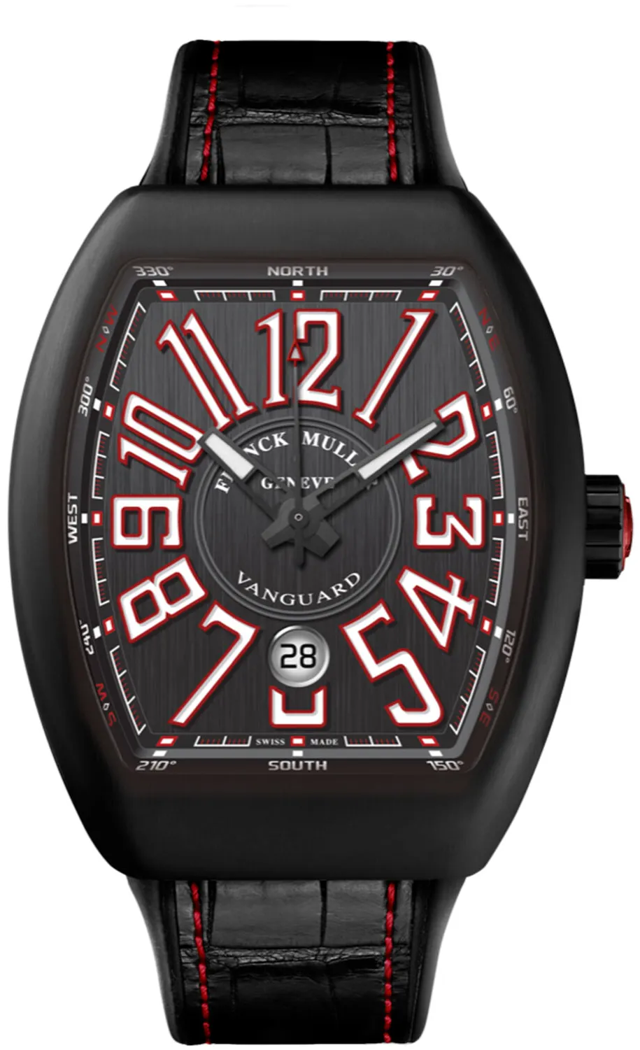 Franck Muller Vanguard T45VSCDTTTNRBR-ER Black DLC Black