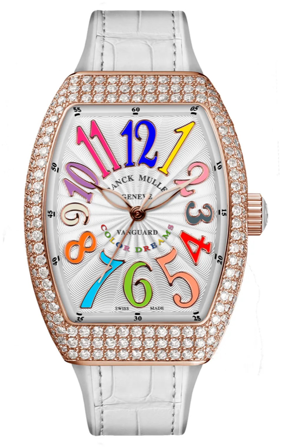 Franck Muller Vanguard T32VSCAT5NFOCOLD-BC Rose gold White