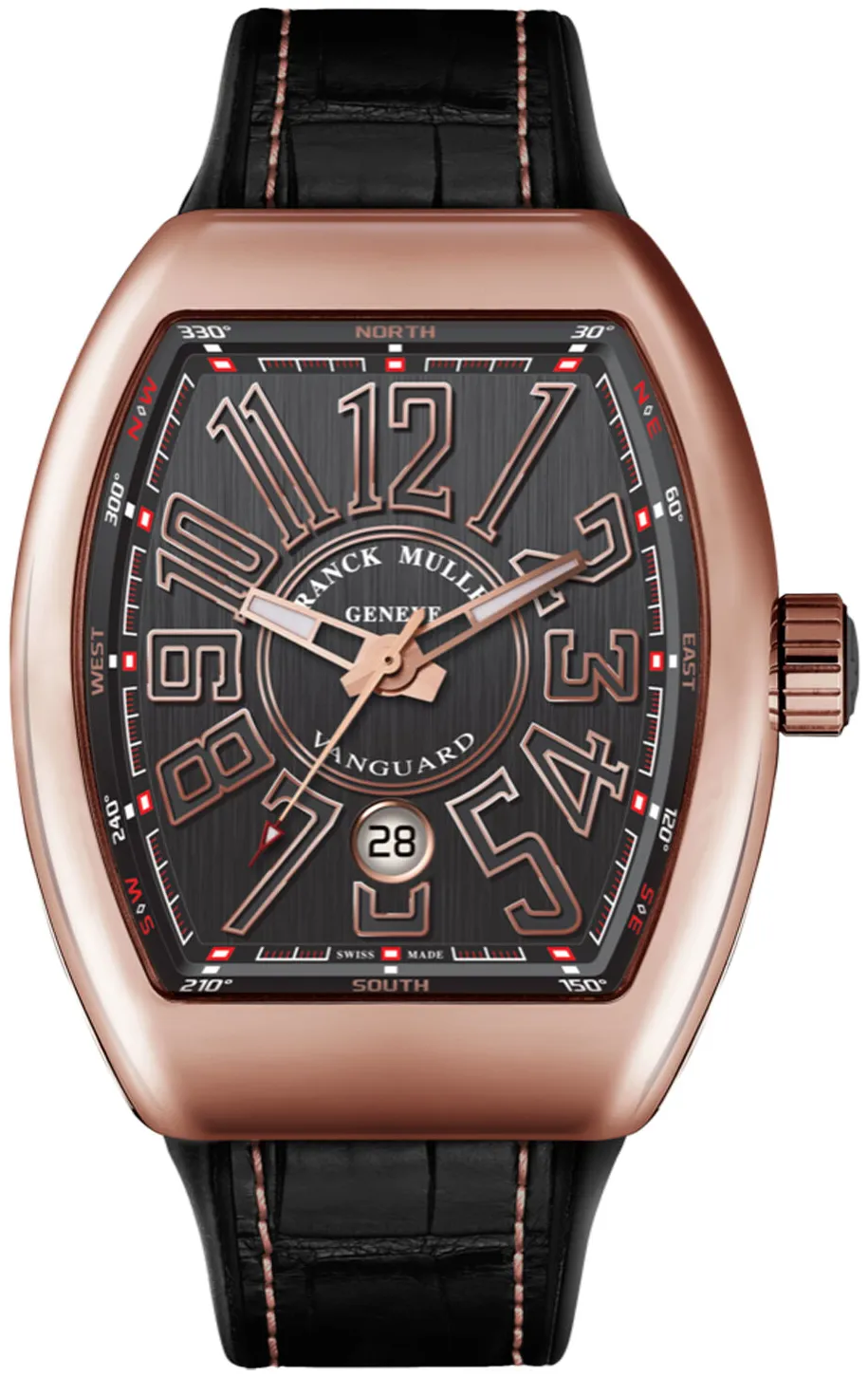 Franck Muller Vanguard T45VSCDT5N-NR Rose gold Black