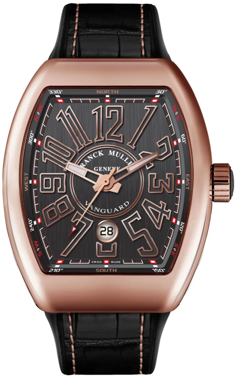 Franck Muller Vanguard T41VSCDT5N-NR Rose gold Black