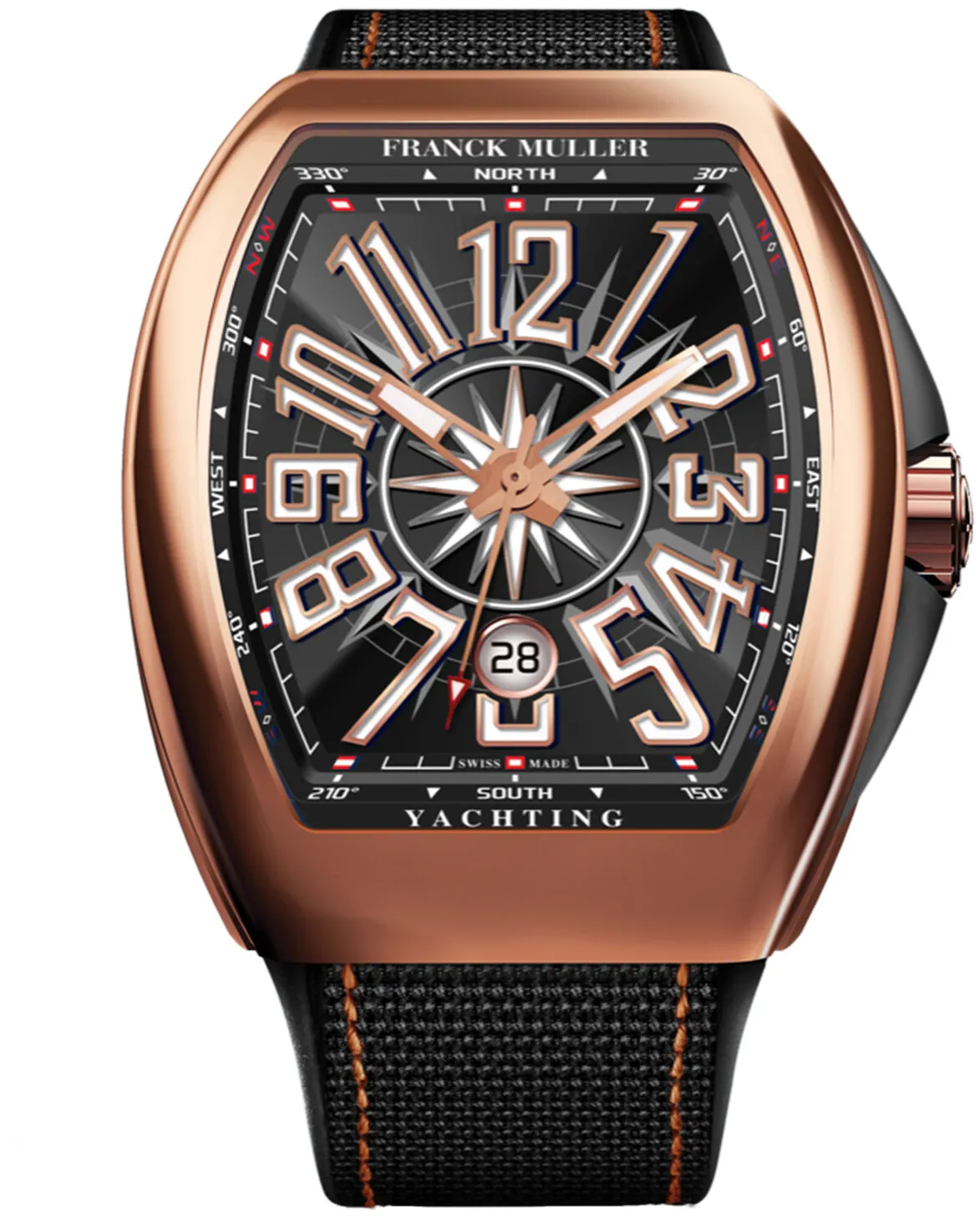 Franck Muller Vanguard T45VSCDTACYACHT-NR Rose gold Black