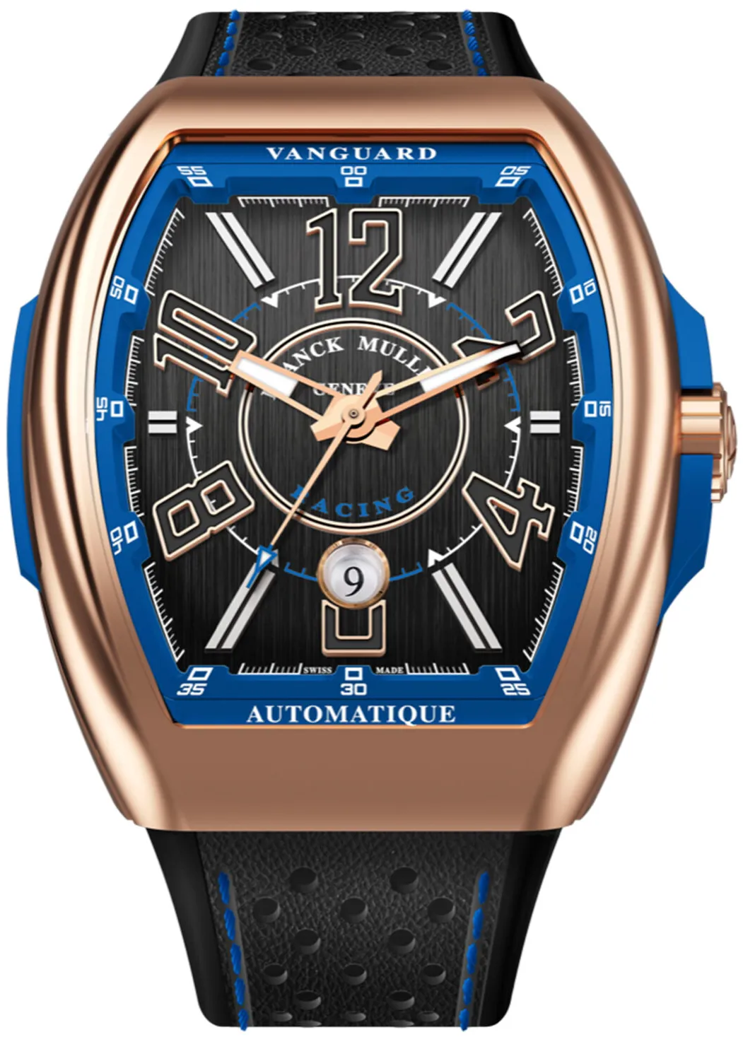 Franck Muller Vanguard T45VSCDT5NRCG-BL Rose gold Black