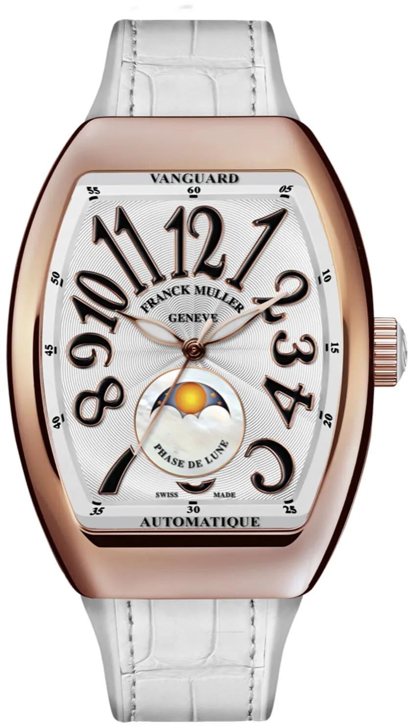 Franck Muller Vanguard T32VSCAT5NFOL-BC Rose gold White