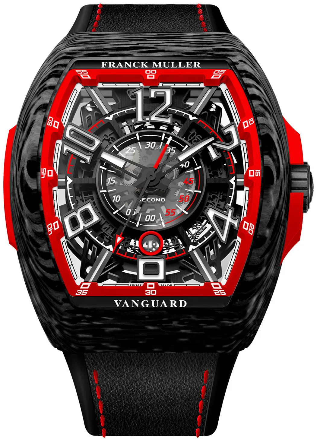 Franck Muller Vanguard 45VSCDTSQTCARRCG-ER Carbon fiber Transparent