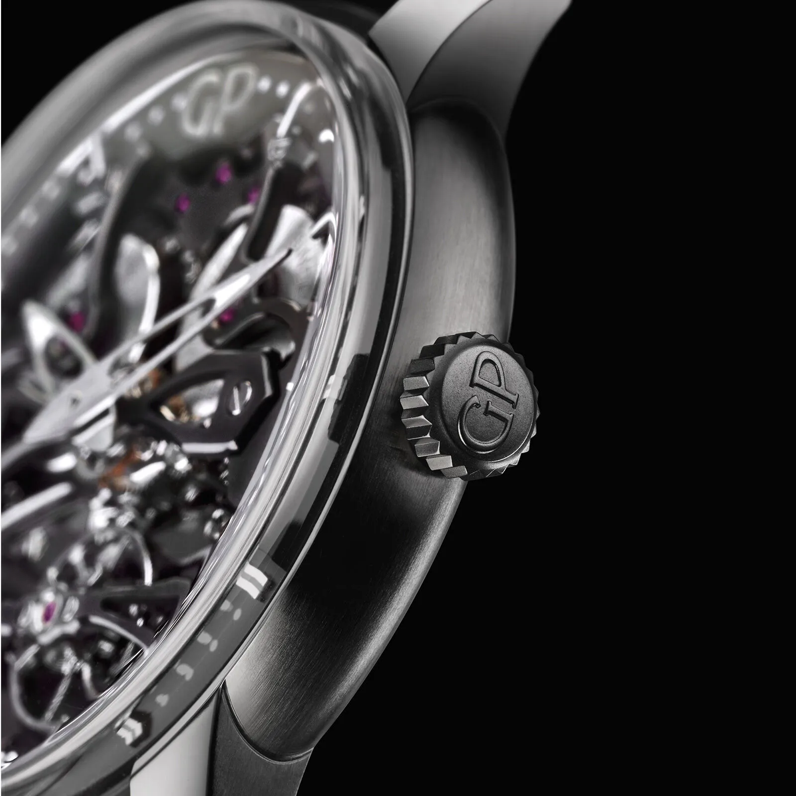 Girard-Perregaux Bridges 84000-21-001-BB6A 45mm Titanium Transparent and Gray