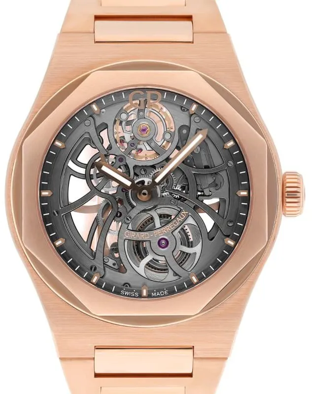 Girard-Perregaux Laureato 81015-52-002-52A 42mm Rose gold Skeleton