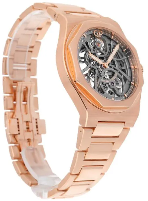 Girard-Perregaux Laureato 81015-52-002-52A 42mm Rose gold Skeleton 5