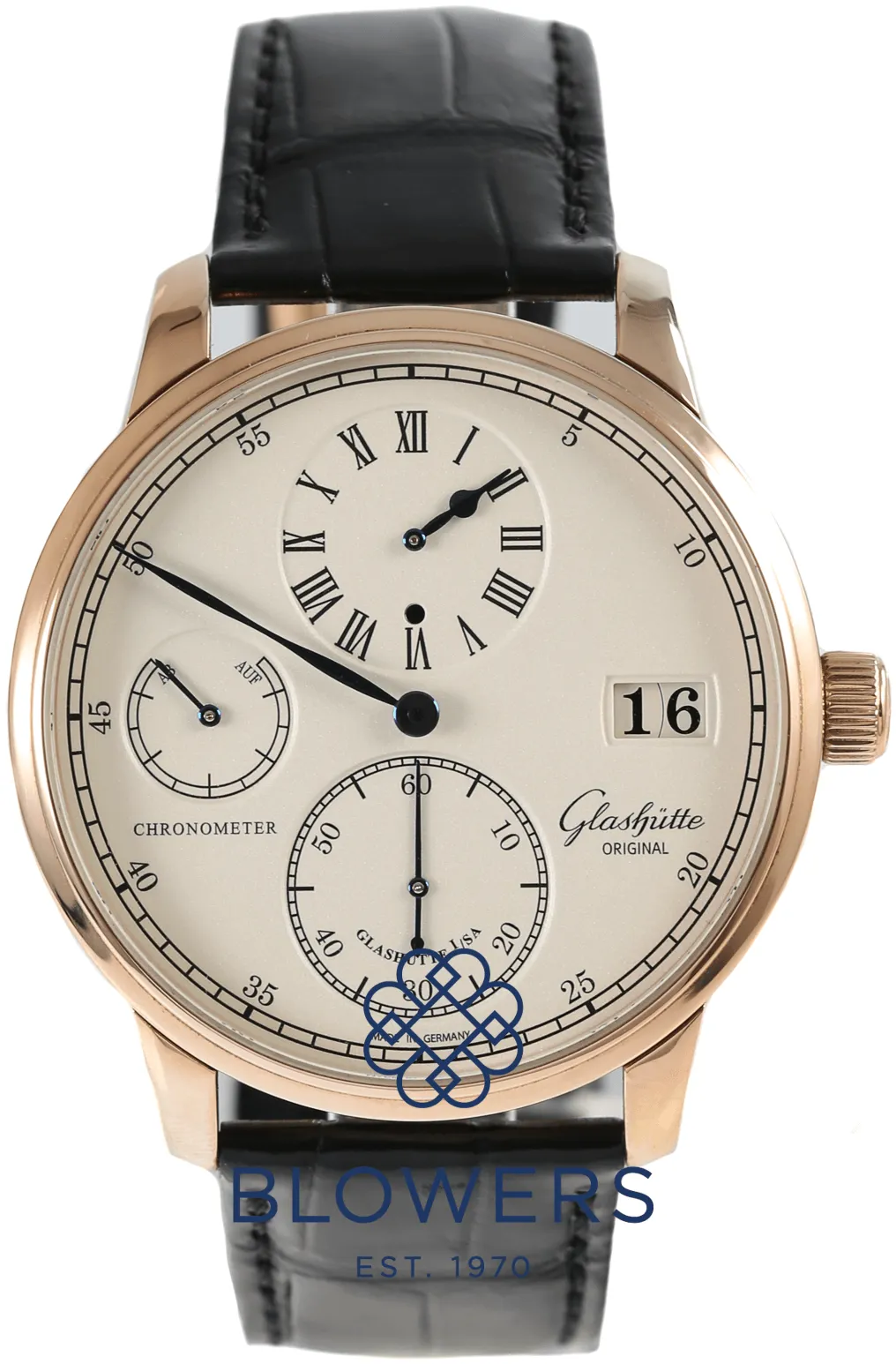 Glashütte Senator 58-04-04-05-04 42mm Rose gold