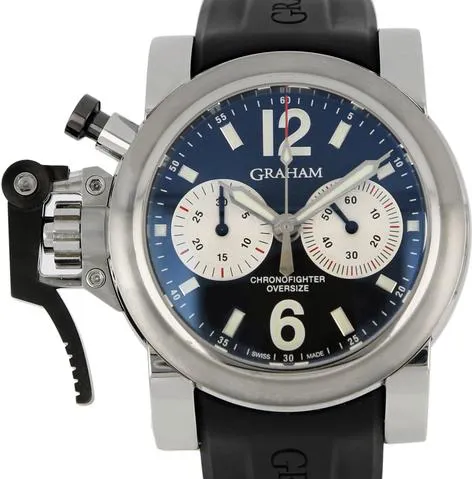 Graham Chronofighter Oversize 20VAS Stainless steel Black