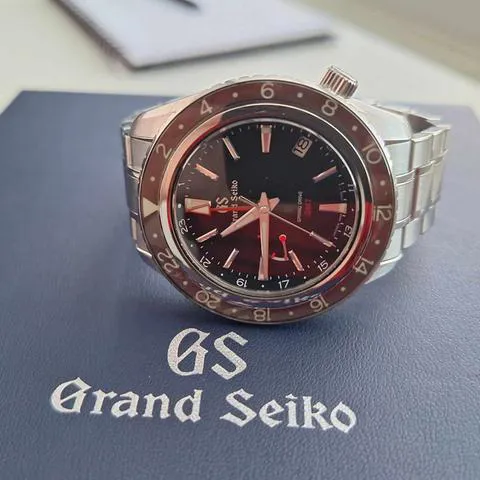 Grand Seiko Spring Drive SBGE201 44mm Stainless steel Black 1