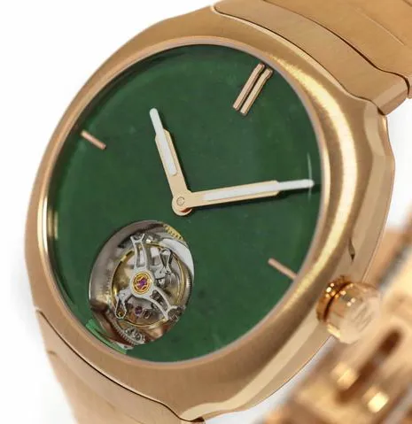 H. Moser & Cie. 6804-0406 40mm Rose gold Green 4