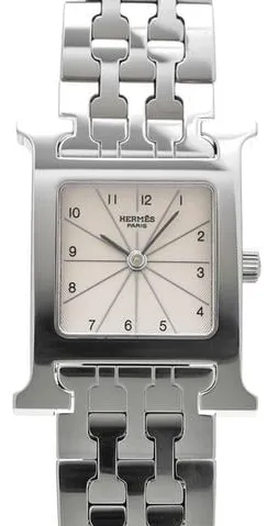 Hermès Heure H HH1.210 21mm Stainless steel White