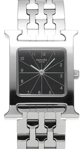 Hermès Heure H HH1.210.361/4804 21mm Stainless steel Black