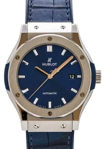 Hublot Classic Fusion Blue 542.NX.7170.LR 42mm Titanium Blue