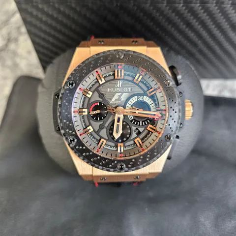 Hublot King Power 703.OM.6912.HR.FMC12 48mm Rose gold Gray