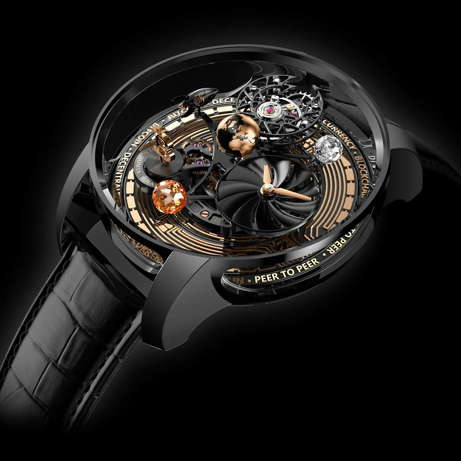 Jacob & Co. Astronomia AS310.21.AB.AA.A 44mm Titanium Black