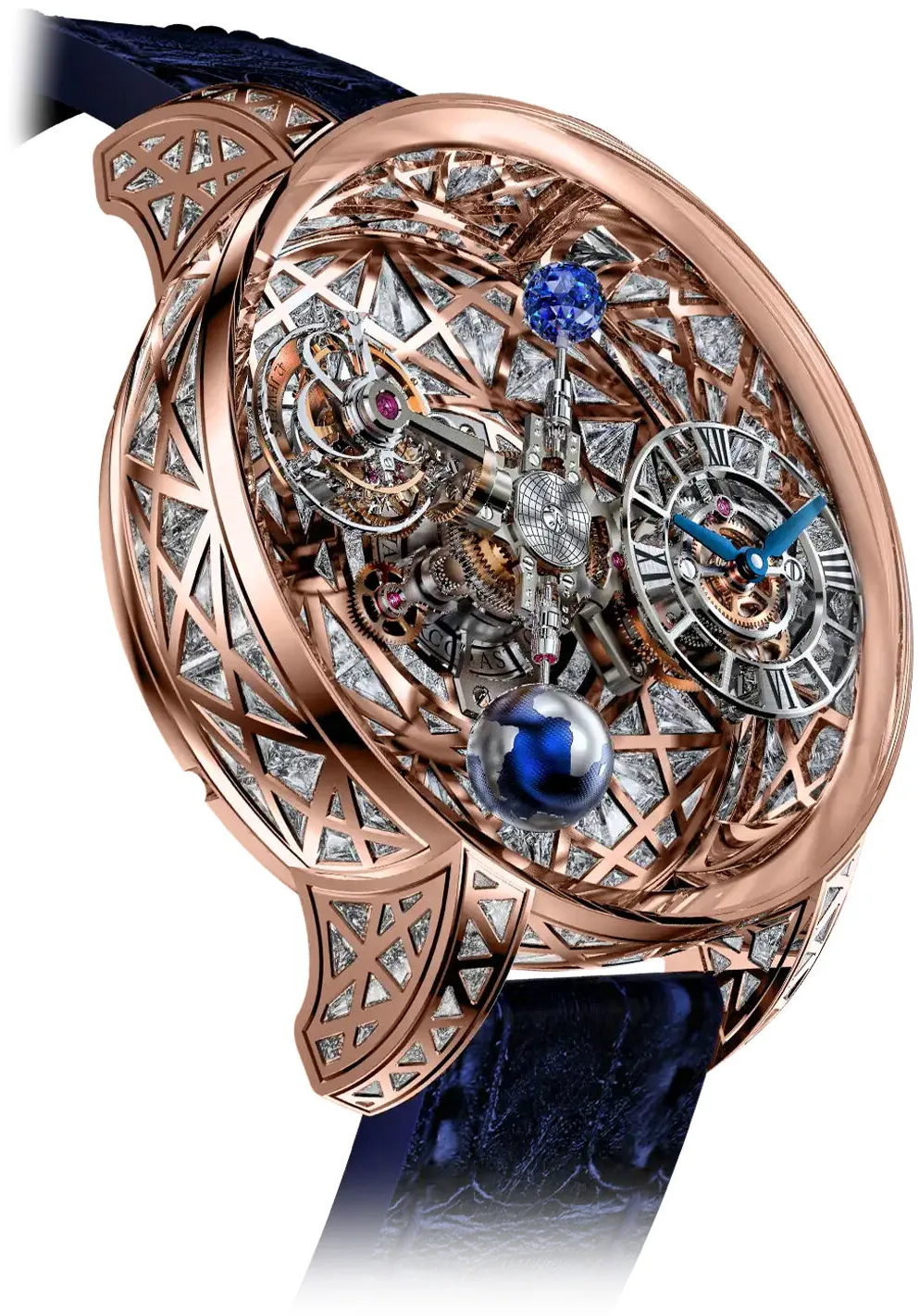 Jacob & Co. Astronomia AT800.40.HD.UA.B 50mm Rose gold Other