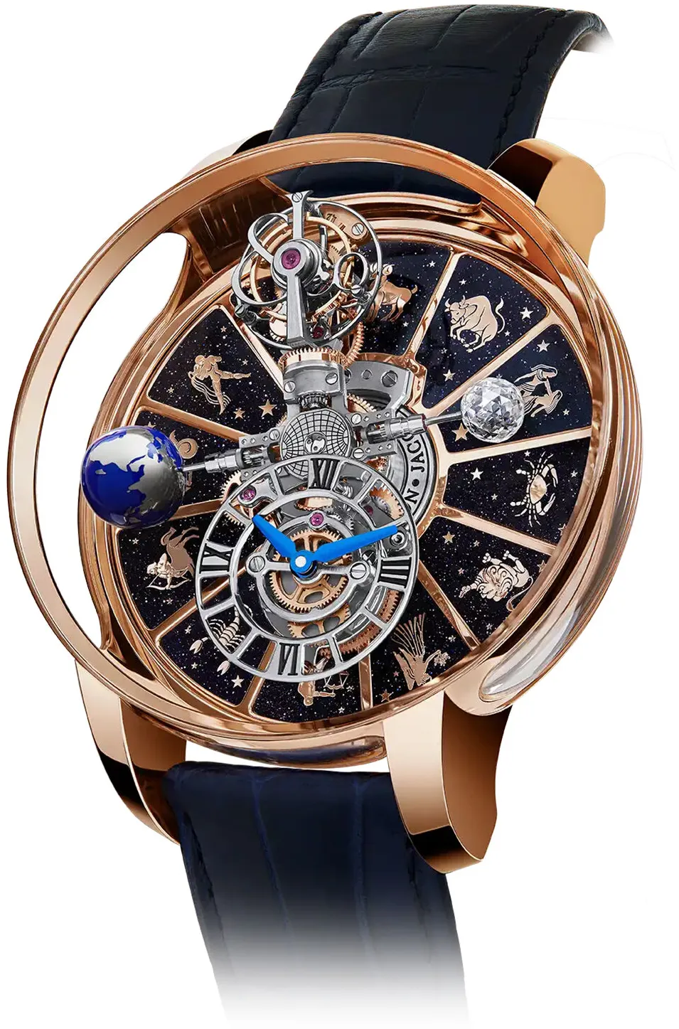 Jacob & Co. Astronomia AT100.40.AC.AB.B 50mm Rose gold Blue