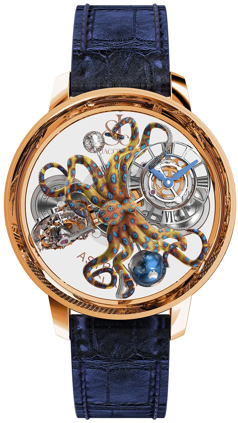 Jacob & Co. Astronomia AT120.40.OU.SD.B 50mm Rose gold and Sapphire Transparent