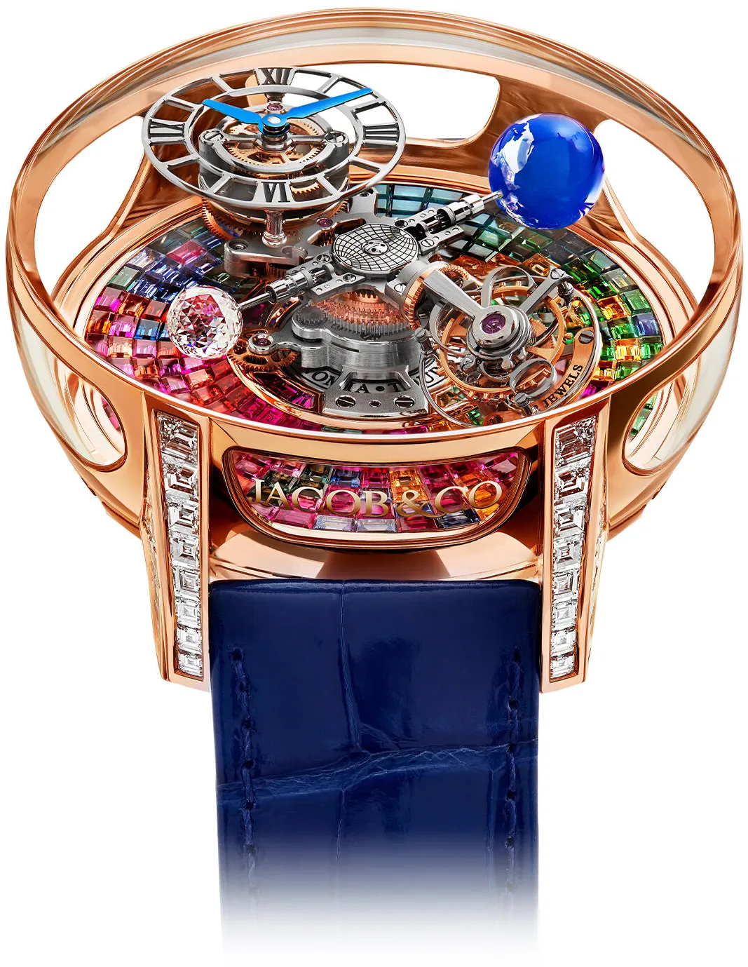 Jacob & Co. Astronomia AT800.40.BD.UG.B 50mm Rose gold and Sapphire Other