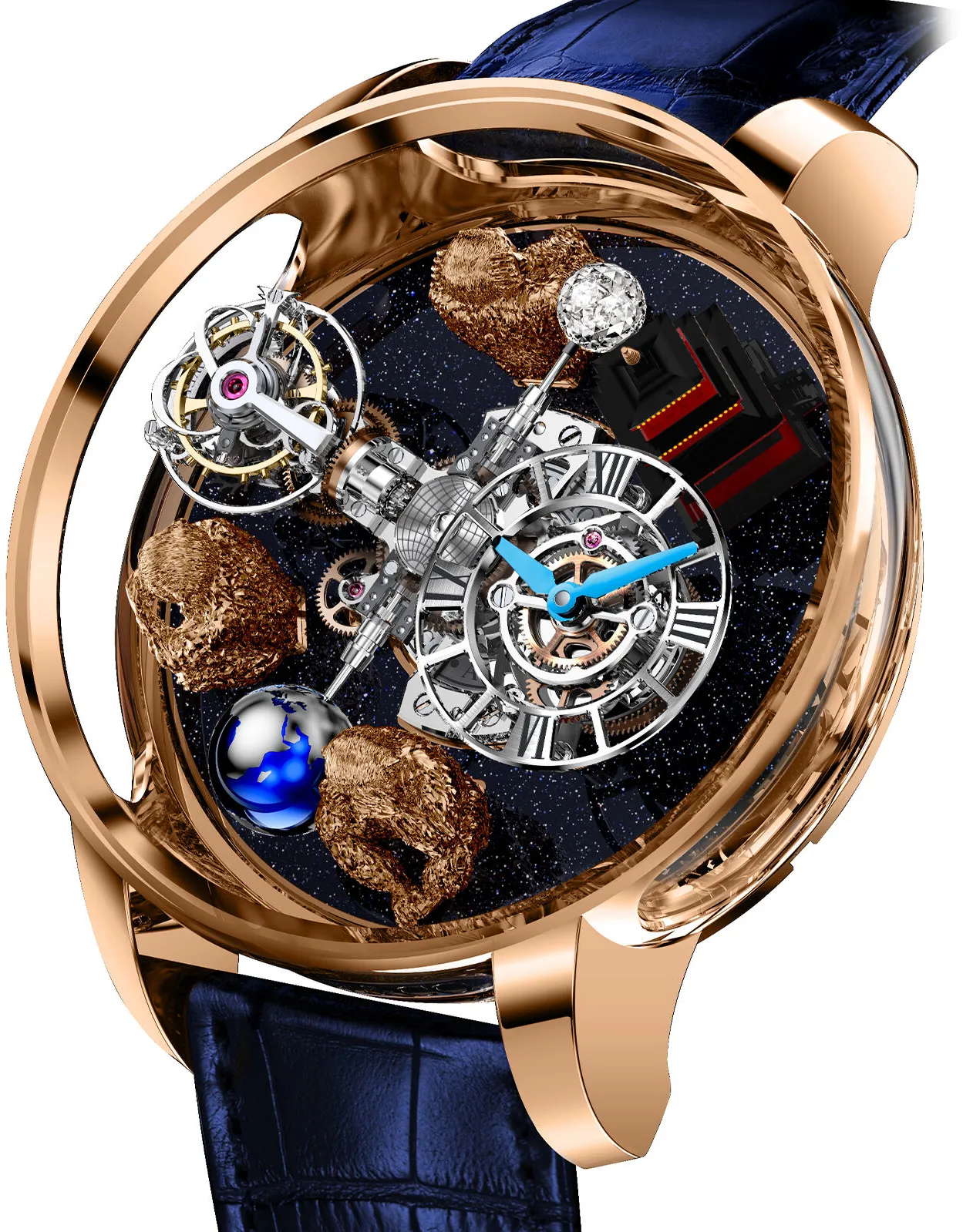 Jacob & Co. Astronomia AT102.40.AB.UB.A 50mm Rose gold Transparent